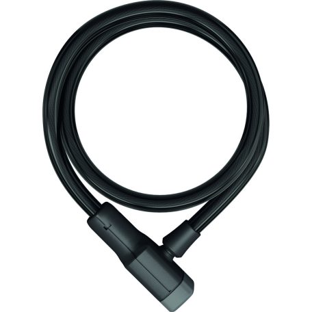 ABUS kábel lakat Racer 6412K/85, fekete (13406 cikkszámú - 6415K/85/15 BK helyettesítő)