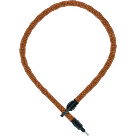 ABUS kiegészítő lánc IvyTex Adaptor Chain 6KS/130 patkó lakathoz és Alarmbox 2.0-hoz, sparkling orange