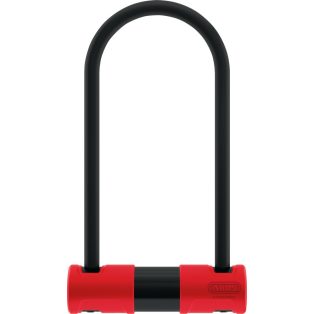  ABUS U-lakat riasztóval Alarm 440A/150 HB160, USH tartóval, fekete/piros
