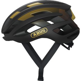   ABUS kerékpáros sport sisak AirBreaker, In-Mold, black gold, M (52-58 cm)