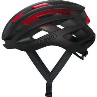   ABUS kerékpáros sport sisak AirBreaker, In-Mold, black red, M (52-58 cm)