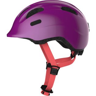   ABUS kerékpáros gyerek sisak Smiley 2.1, In-Mold, sparkling plum, S (45-50 cm)