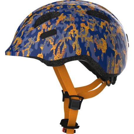 ABUS kerékpáros gyerek sisak Smiley 2.0, In-Mold, camou blue, M (50-55 cm)