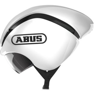   ABUS kerékpáros időfutam sisak GameChanger TT, In-Mold, shiny white, M (54-58 cm)