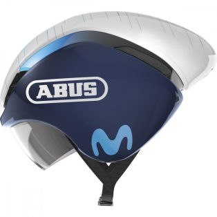   ABUS kerékpáros időfutam sisak GameChanger TT, In-Mold, Movistar Team 22, L (58-62 cm)