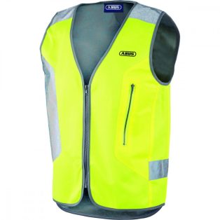   ABUS Lumino biztonsági fényvisszaverős mellény PREMIUM, neon sárga, XL