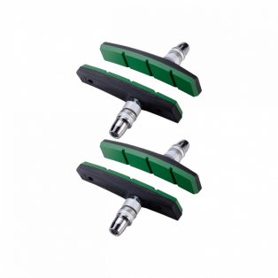   BBB Cycling kerékpáros fékpofa BBS-04E E-stop, V-fék, E-bike kompatibilis, zöld