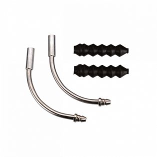   BBB Cycling kerékpáros V-fék pipa BCB-91 VeePipe, alumínium, gumi ütközőkkel a csomagban, ezüst (2 db)