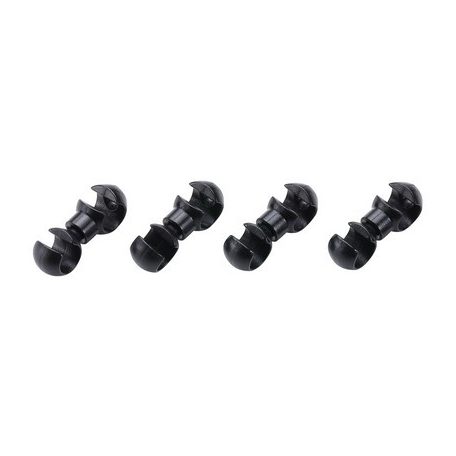 BBB Cycling kerékpáros távtartó bovdenekhez BCB-98 CableConnect, 4mm-es és 5mm-es bovdenekhez, fekete (4 db)