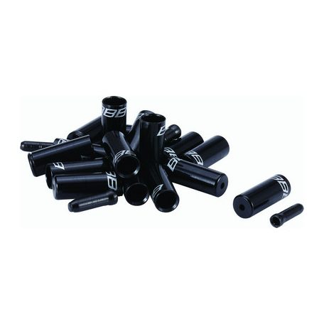 BBB Cycling kerékpáros bovden- és bovdenházvég szett BCB-99 CableCap KIT, fekete (6x5mm-es és 10x4mm-es bovdenházvég kupak, 2x1.6mm-es és 2x1.2mm-es kábelvég)