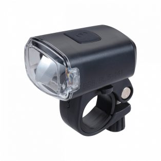   BBB Cycling kerékpáros első lámpa BLS-141 Stud, 130 lumen, 3mód, micro USB tölthető 800 mAh akku, bilincses felfogatással