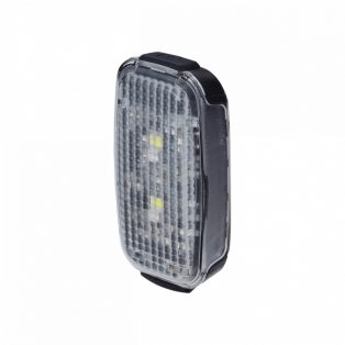  BBB Cycling kerékpáros első/hátsó lámpa BLS-149 SpotDuo, 20 lumen, 2x2 mód (első és hátsó lámpaként is használható), micro USB tölthető 300 mAh akku, gumis felfogatással