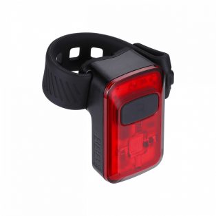   BBB Cycling kerékpáros hátsó lámpa BLS-152 Spark 2.0, 10 lumen, 4mód, micro USB tölthető 300 mAh akku, gumis felfogatással