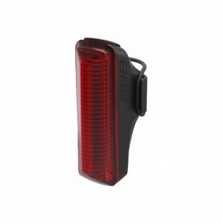   BBB Cycling kerékpáros hátsó lámpa BLS-86 Sentry, 11 lumen, 4 mód, micro USB tölthető 550mAh akku, gumis felfogatással
