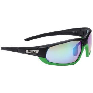   BBB Cycling kerékpáros sportszemüveg BSG-45 Adapt matt fekete-matt zöld keret / MLC zöld lencsékkel