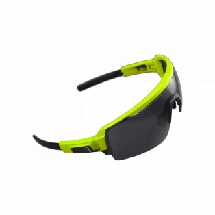   BBB Cycling kerékpáros sportszemüveg BSG-61 Commander, fényes neon sárga keret / MLC ezüst lencsékkel