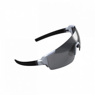   BBB Cycling kerékpáros sportszemüveg BSG-63 FullView, fényes fehér keret / PC füst MLC lencsékkel
