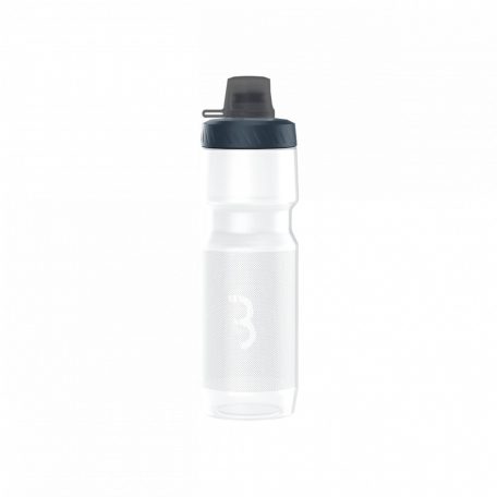 BBB Cycling kerékpáros kulacs BWB-16 AutoTank Mudcap XL, 750ml, auto szeleppel, kupakkal, BPA mentes, mosogatógépben is mosható, átlátszó