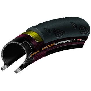   Continental országúti kerékpáros külső gumi 28-622 GatorHardshell 700x28C fekete/fekete, DuraSkin