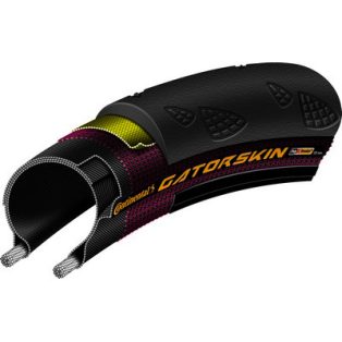   Continental országúti kerékpáros külső gumi 28-622 Gatorskin 700x28C fekete/fekete, DuraSkin hajtogathatós
