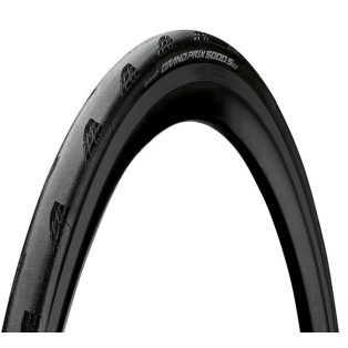   Continental országúti kerékpáros külső gumi 28-622 Grand Prix 5000S TR 700x28C, hookless felni kompatibilis, tubeless ready, fekete/fekete, hajtogathatós Skin