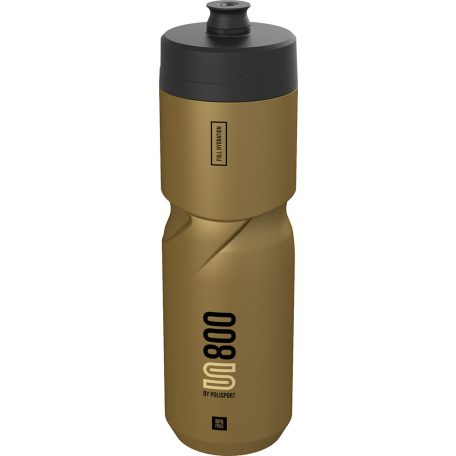 Polisport kulacs 800 ml S800 csavaros kupakkal, arany/fekete/fekete