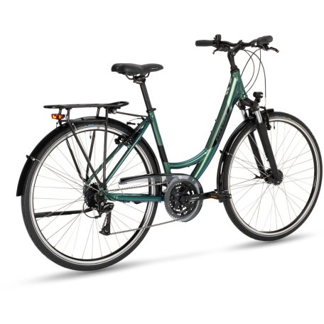 Albis forma vázas zöld