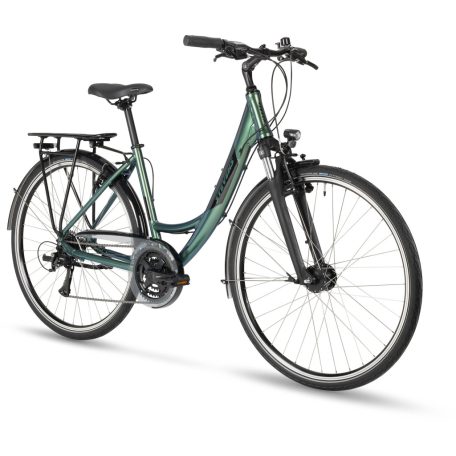 Albis forma vázas zöld